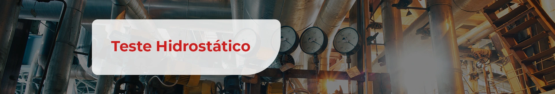Ensaio de Teste Hidrostático – NR-13
