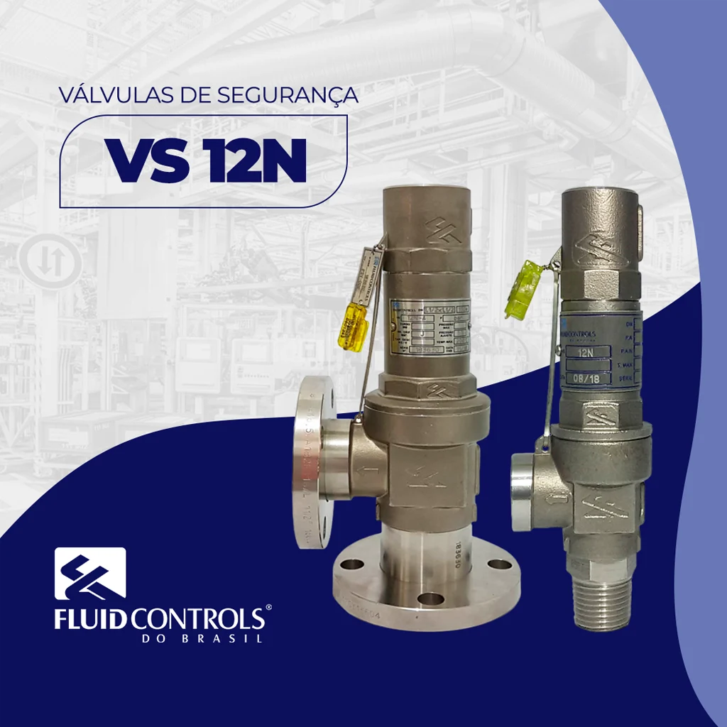 Válvulas de Segurança e Alívio VS 12N
